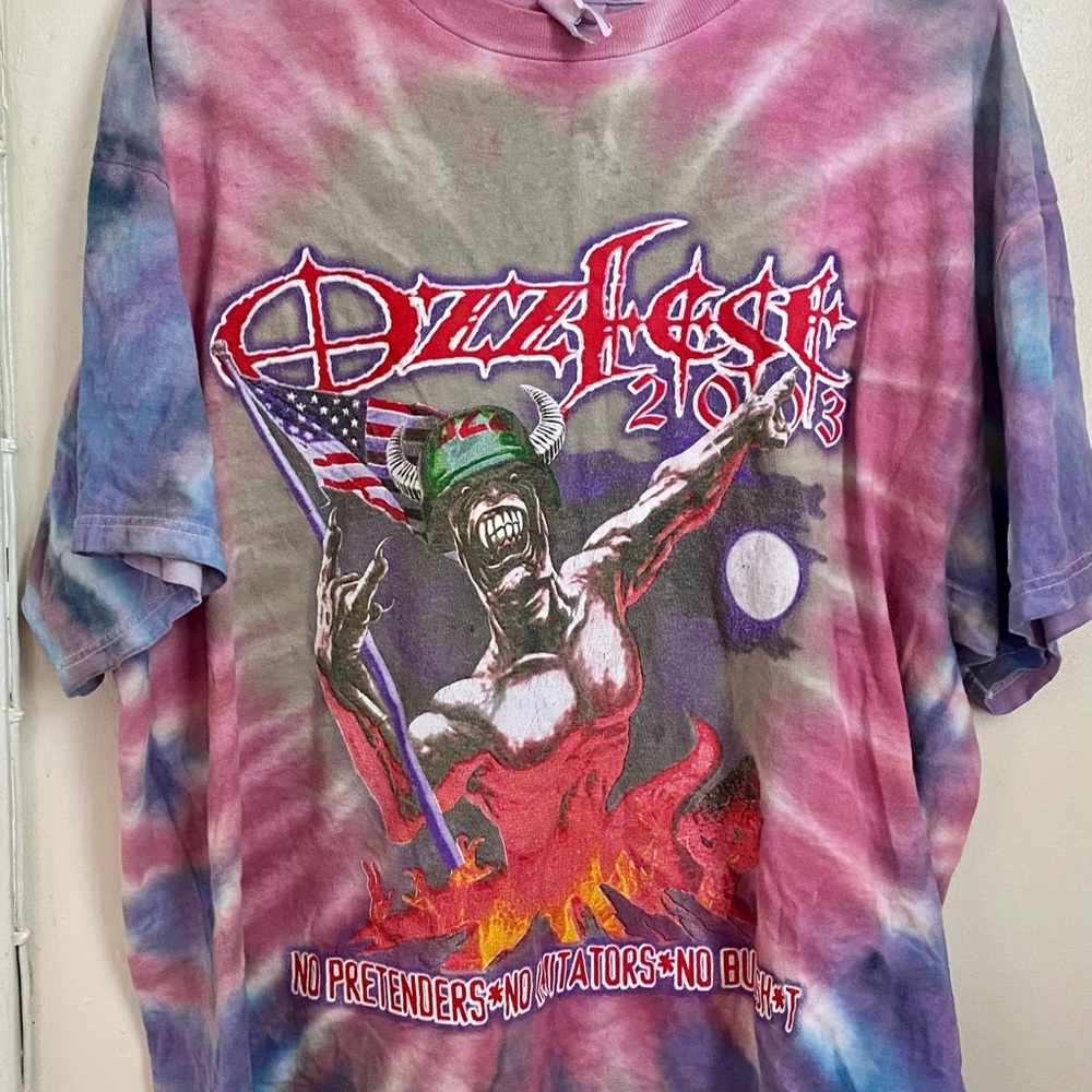 Official Ozzfest 2003 Tie-Dye Shirt!